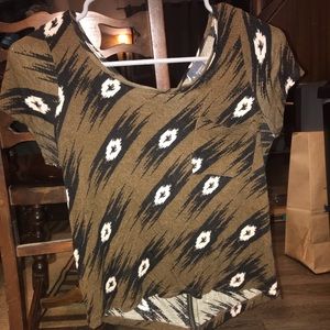 Woman’s “Sparkle and Fade” short sleeve shirt